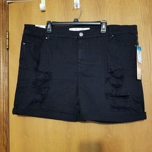 Rue21 NWT Size 22 Black Tinseltown Shorts